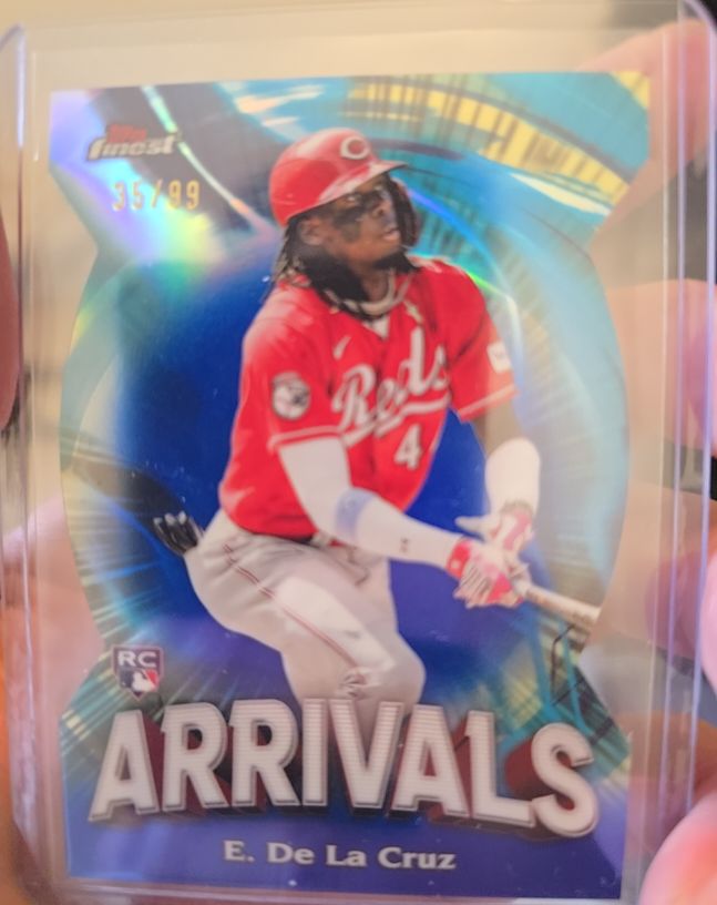 2024 Topps Finest Arrivals #A-19 Elly De La Cruz — front