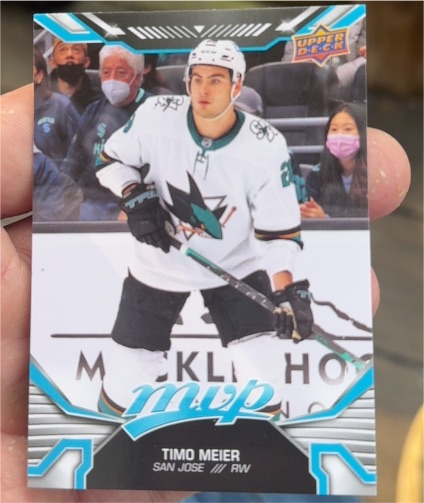 2022-23 Upper Deck MVP #108 Timo Meier — front