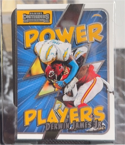 2022 Panini Contenders #PWR-DJA Derwin James Jr. Power Players — front