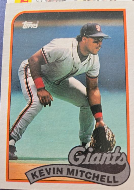 1989 Topps #189 Kevin Mitchell — front