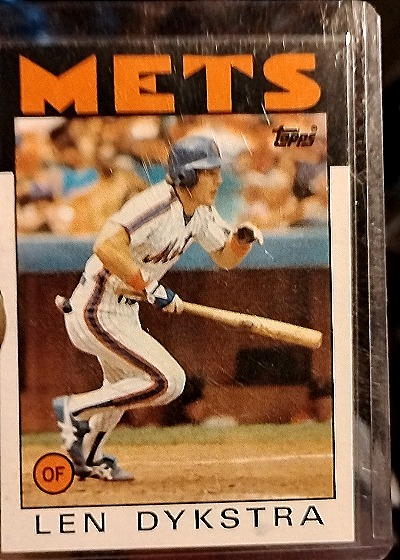 1986 Topps #53 Len Dykstra — front