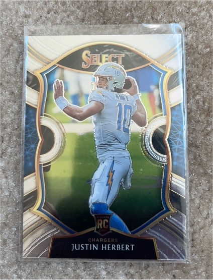 2020 Panini Select #44 Justin Herbert — front
