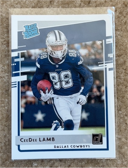 2020 Donruss #306 CeeDee Lamb Rated Rookie — front