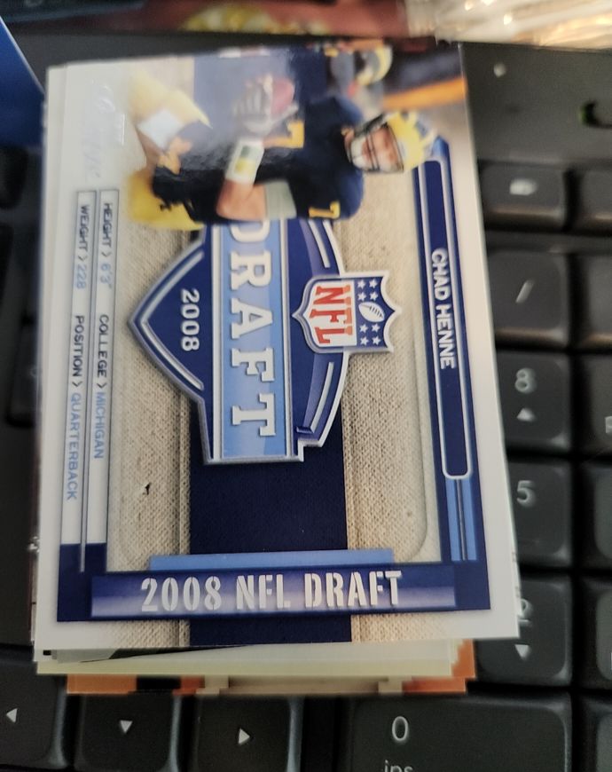 2008 Playoff Prestige NFL Draft Chad Henne — front