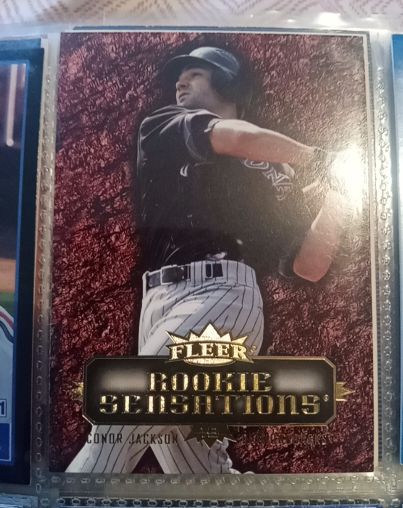 2007 Fleer Rookie Sensations #RS-CJ Conor Jackson — front