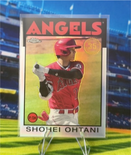 2021 Topps Chrome - 1986 Topps Baseball #86BC-9 Shohei Ohtani — front