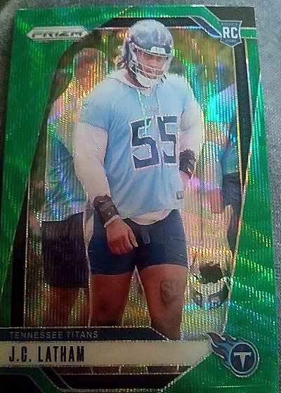 2024 Panini Prizm #334 J.C. Latham — front