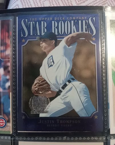 1997 Upper Deck Star Rookies Justin Thompson — front