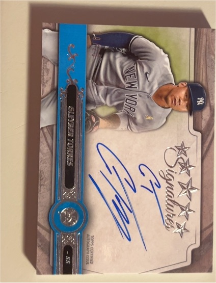 2021 Topps Five Star Signatures #SS Gleyber Torres — front