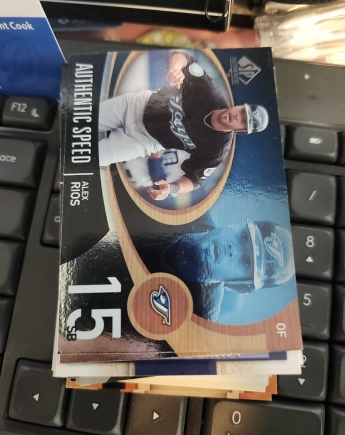 2007 SP Authentic Authentic Speed #AS1 Alex Rios — front
