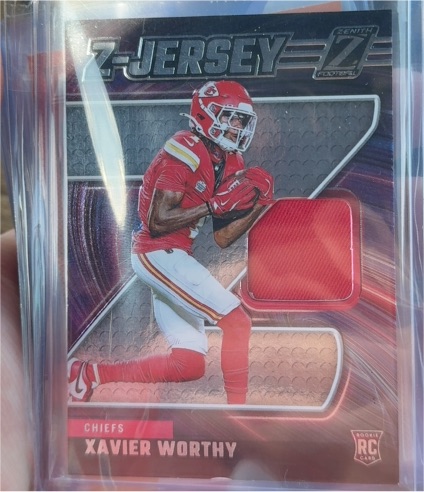 2024 Panini Zenith Z-Jersey #ZJ7 Xavier Worthy — front