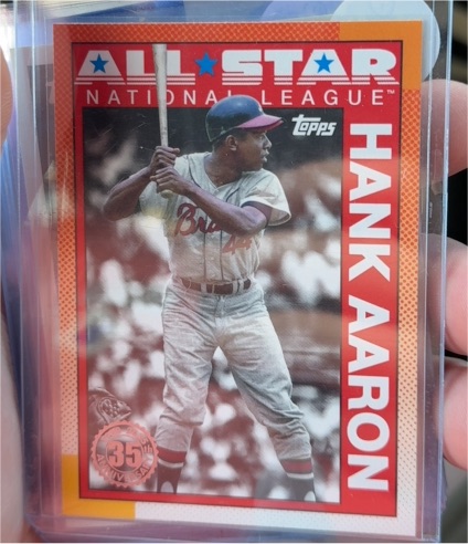 2025 Topps Series 2 35th Anniversary All Star #90AS-14 Hank Aaron — front