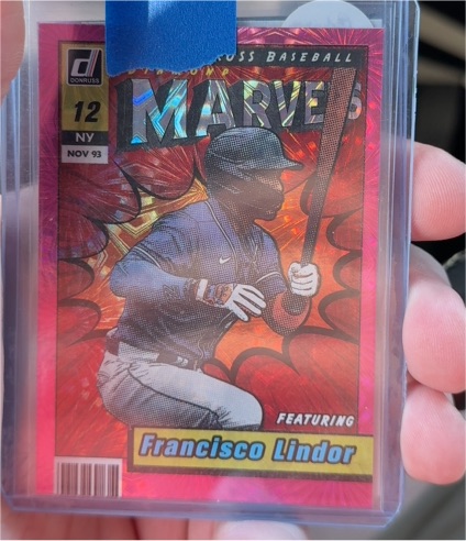 2022 Donruss Marvels #M-10 Francisco Lindor — front