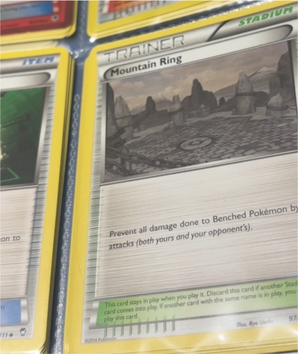 2014 Pokémon XY Furious Fists #97 Mountain Ring — front