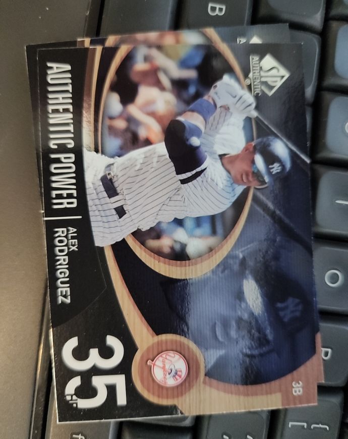 2007 Upper Deck SP Authentic Authentic Power #35 Alex Rodriguez — front