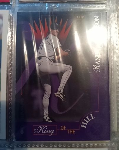 1997 Donruss #426 Randy Johnson King of the Hill — front