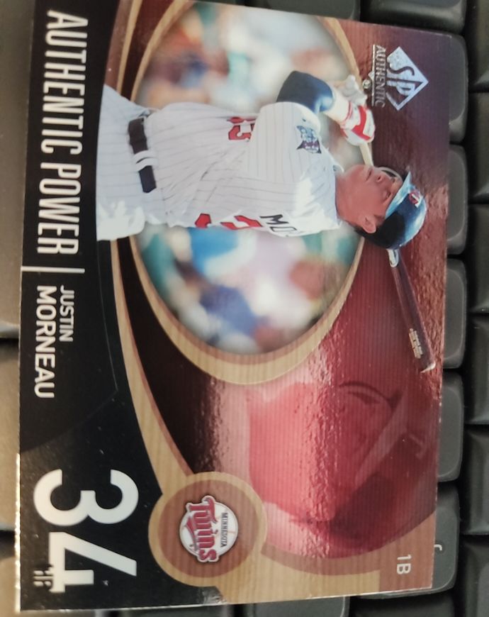 2007 SP Authentic Authentic Power #34 Justin Morneau — front