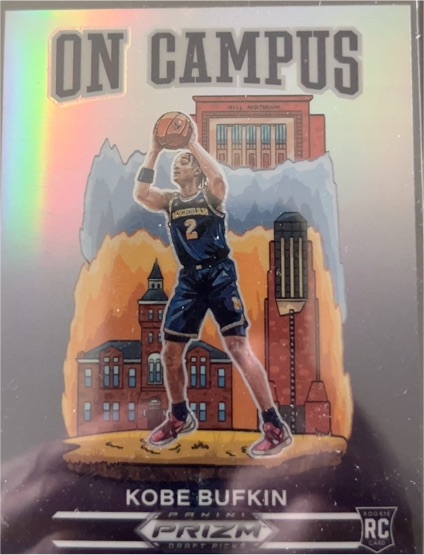 2024 Panini Prizm Draft Picks On Campus #6 Kobe Bufkin — front