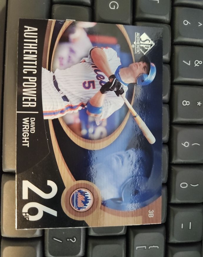 2007 Upper Deck SP Authentic #AP-26 David Wright Authentic Power — front