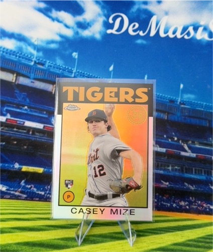 2021 Topps Chrome 1986 #86BC-13 Casey Mize — front