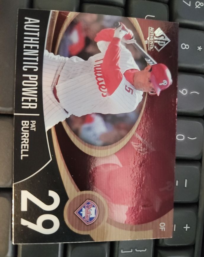 2007 SP Authentic #AP-39 Pat Burrell — front