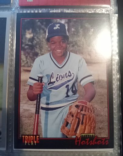 1993 Leaf Triple Play #77 Frank Thomas — front