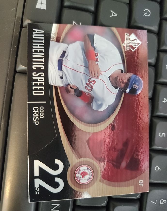 2007 SP Authentic Authentic Speed #AS-14 Coco Crisp — front