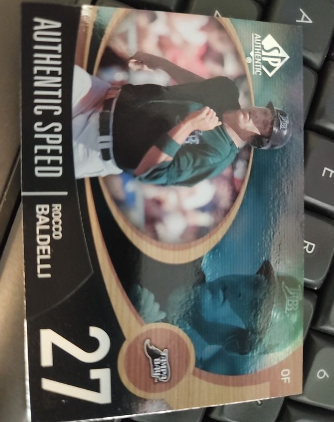 2007 Upper Deck SP Authentic #27 Rocco Baldelli — front