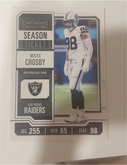 2023 Panini Contenders #56 Maxx Crosby — front