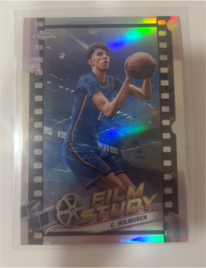 2023-24 Topps Chrome #FS-17 Chet Holmgren Film Study — front