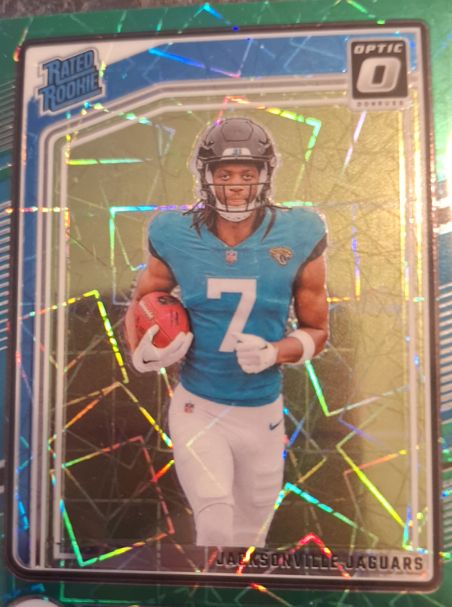 2024 Panini Donruss Optic #214 Brian Thomas Jr. — front
