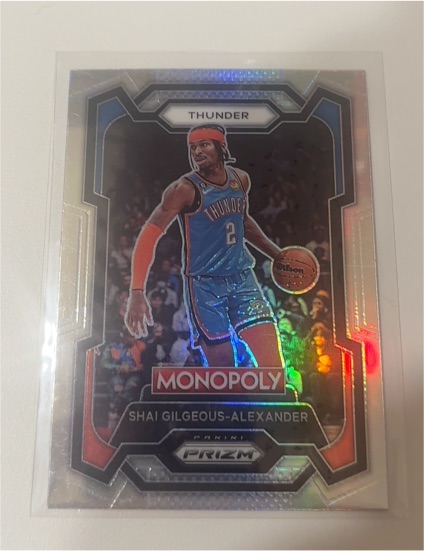2023-24 Panini Prizm Monopoly #61 Shai Gilgeous-Alexander — front