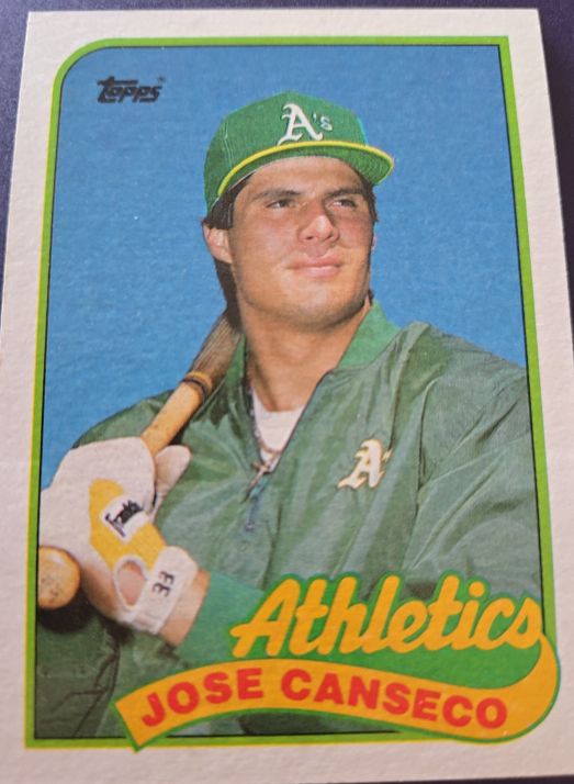1989 Topps #500 Jose Canseco — front