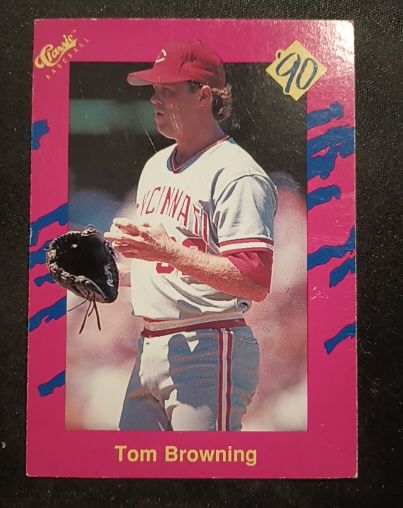 1990 Classic Update #T7 Tom Browning — front