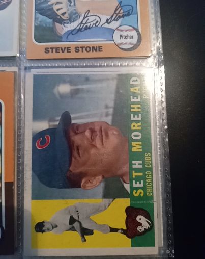 1960 Topps #504 Seth Morehead — front