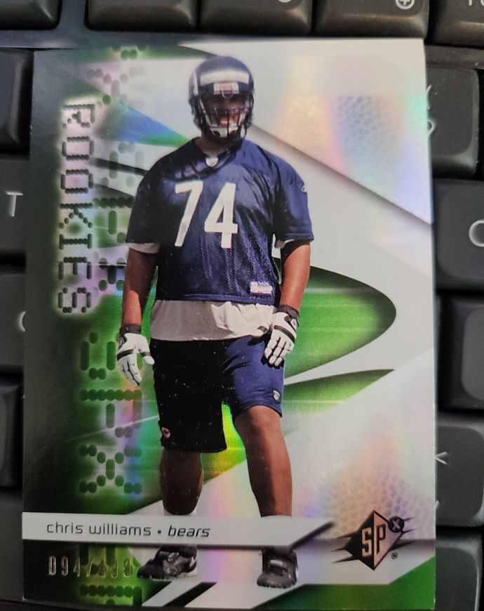2008 Upper Deck SPx #100 Chris Williams — front