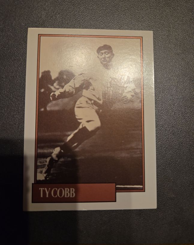 1991 Homers Cookies Classics #4 Ty Cobb — front