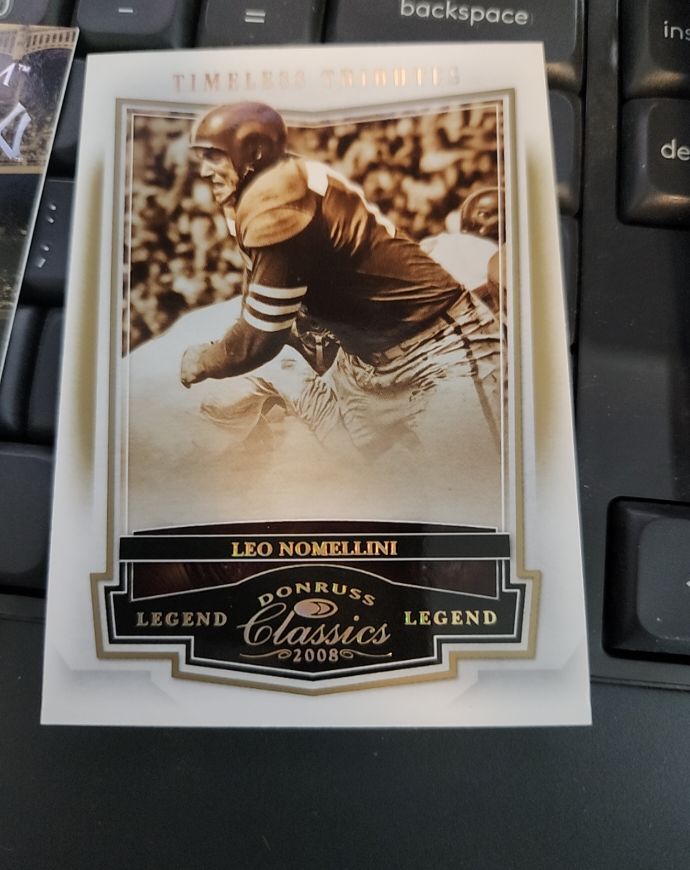 2008 Donruss Classics #148 Leo Nomellini Timeless Tributes — front