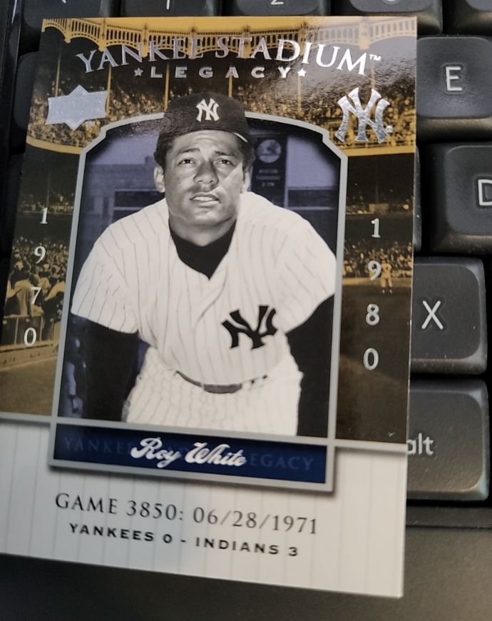 2008 Upper Deck Yankee Stadium Legacy #3834 Roy White — front