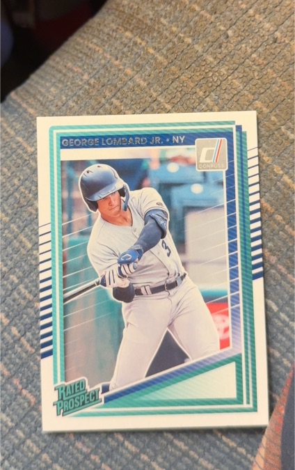 2025 Donruss Rated Prospect #108 George Lombard Jr. — front