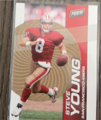 2023 Panini NFL Player of the Day #58 Steve Young — front