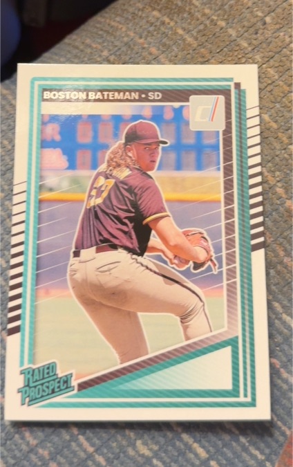 2025 Donruss #118 Boston Bateman — front