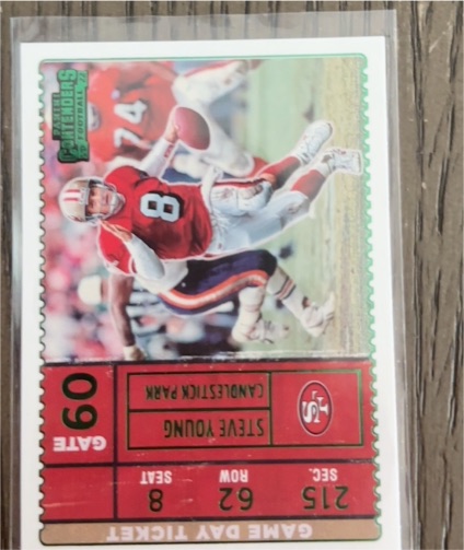 2022 Panini Contenders Game Day Ticket #GDT-SYO Steve Young — front