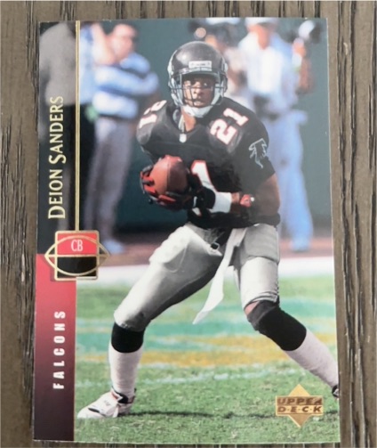 1994 Upper Deck #302 Deion Sanders Atlanta Falcons — front
