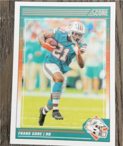 2024 Panini Score #180 Frank Gore — front