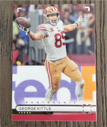 2022 Panini Chronicles Photogenic #PH-13 George Kittle — front