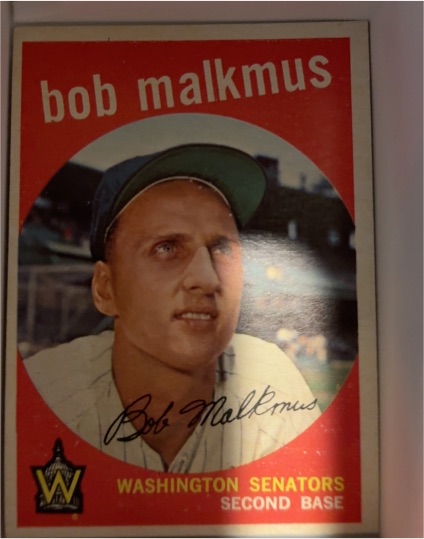 1959 Topps #151 Bob Malkmus Washington Senators — front