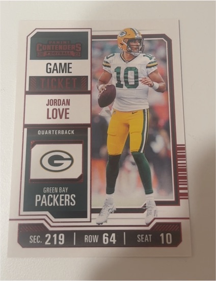 2023 Panini Contenders #39 Jordan Love — front