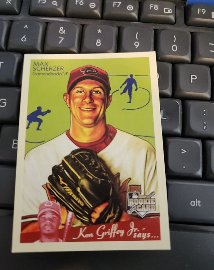 2008 Upper Deck Goudey #6 Max Scherzer Rookie Card — front