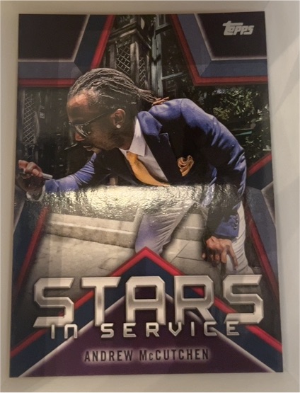 2021 Topps #SIS-21 Andrew McCutchen Stars in Service — front
